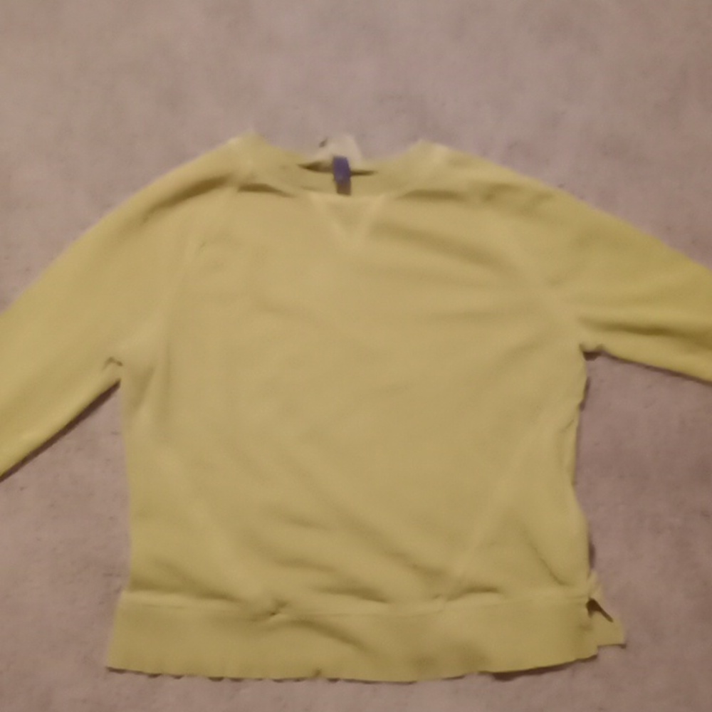 Burnt yellow crewneck